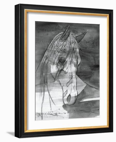 Moonlight BW-Albena Hristova-Framed Art Print