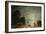 Moonlight Coastal Scene, 1836-Robert Salmon-Framed Giclee Print