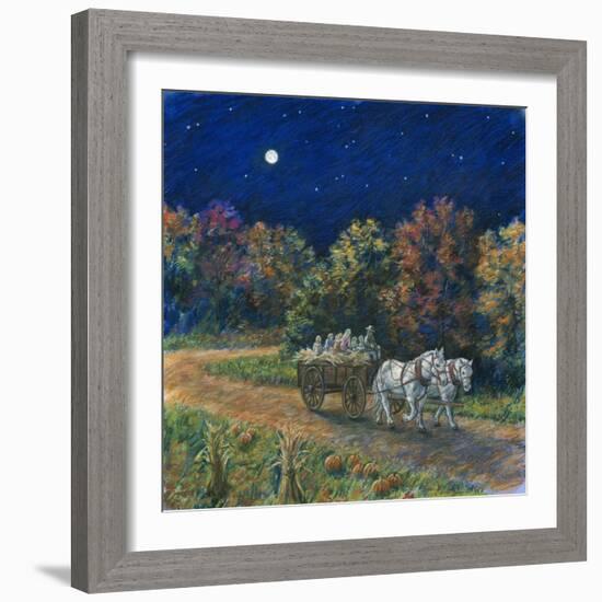 Moonlight Hayride-Edgar Jerins-Framed Giclee Print