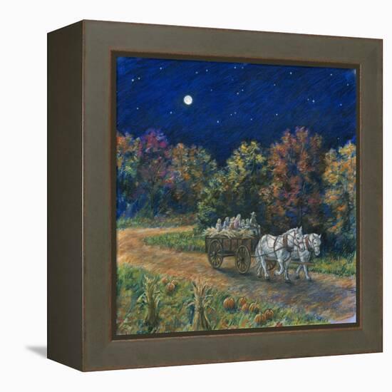 Moonlight Hayride-Edgar Jerins-Framed Premier Image Canvas