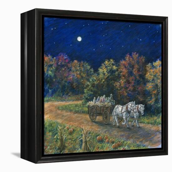 Moonlight Hayride-Edgar Jerins-Framed Premier Image Canvas