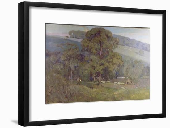 Moonlight in the Cotswolds, 1903-Sir Alfred East-Framed Giclee Print