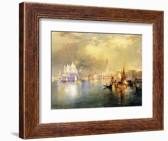 Moonlight in Venice-Thomas Moran-Framed Giclee Print