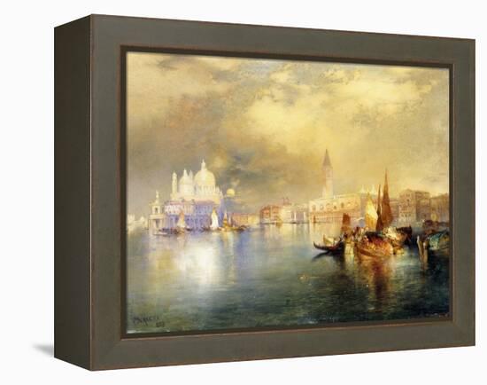 Moonlight in Venice-Thomas Moran-Framed Premier Image Canvas