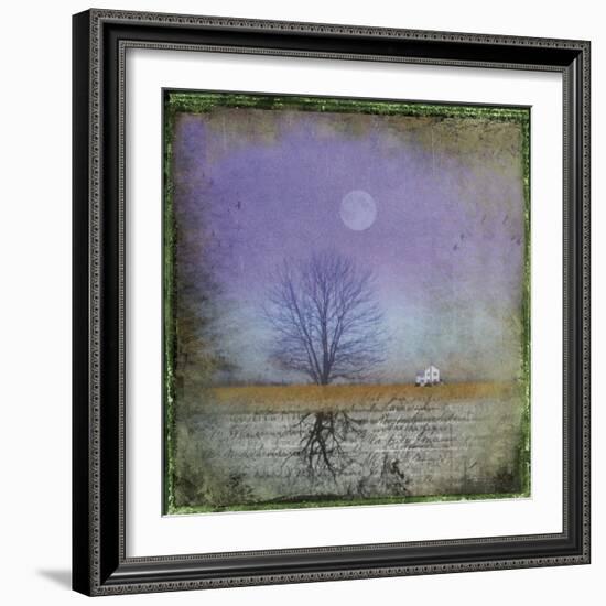 Moonlight in Vermont-Dawne Polis-Framed Art Print