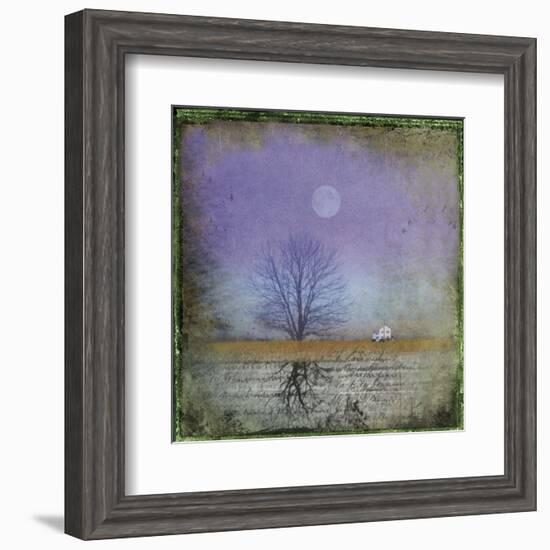 Moonlight in Vermont-Dawne Polis-Framed Art Print