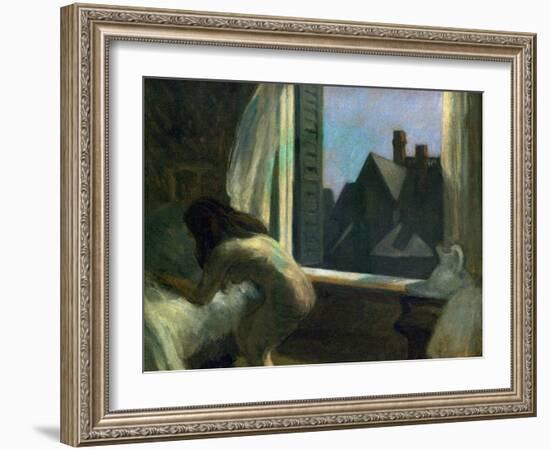 Moonlight Interior-Edward Hopper-Framed Giclee Print