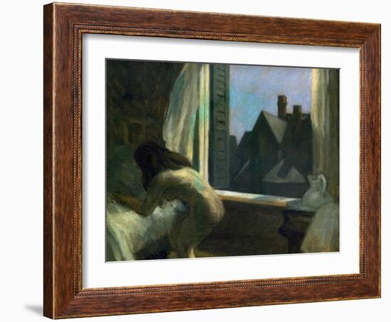 Moonlight Interior-Edward Hopper-Framed Giclee Print