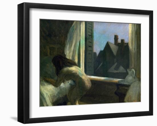 Moonlight Interior-Edward Hopper-Framed Giclee Print
