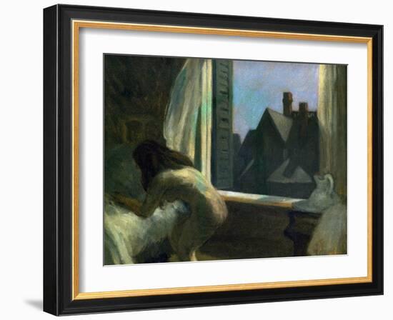 Moonlight Interior-Edward Hopper-Framed Giclee Print