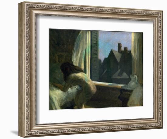 Moonlight Interior-Edward Hopper-Framed Premium Giclee Print