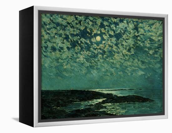 Moonlight, Isle of Shoals, 1892-Childe Hassam-Framed Premier Image Canvas