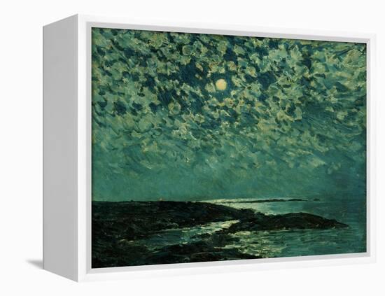 Moonlight, Isle of Shoals, 1892-Childe Hassam-Framed Premier Image Canvas