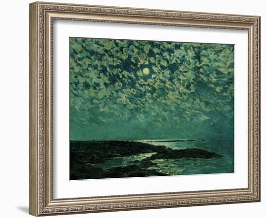 Moonlight, Isle of Shoals, 1892-Childe Hassam-Framed Giclee Print