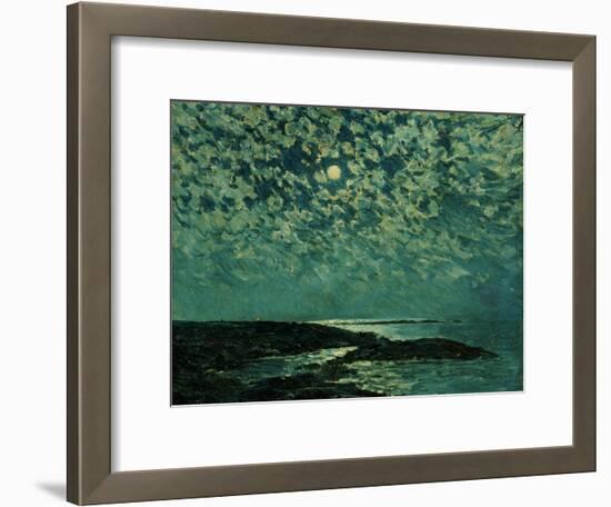 Moonlight, Isle of Shoals, 1892-Childe Hassam-Framed Giclee Print