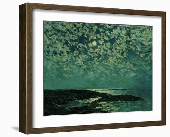 Moonlight, Isle of Shoals, 1892-Childe Hassam-Framed Giclee Print