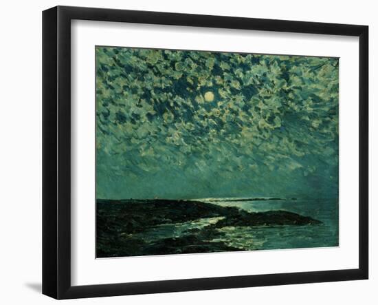 Moonlight, Isle of Shoals, 1892-Childe Hassam-Framed Giclee Print