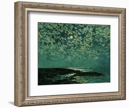 Moonlight, Isle of Shoals, 1892-Childe Hassam-Framed Giclee Print