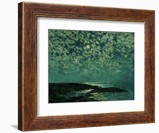 Moonlight, Isle of Shoals, 1892-Childe Hassam-Framed Giclee Print