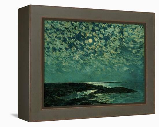 Moonlight, Isle of Shoals, 1892-Childe Hassam-Framed Premier Image Canvas
