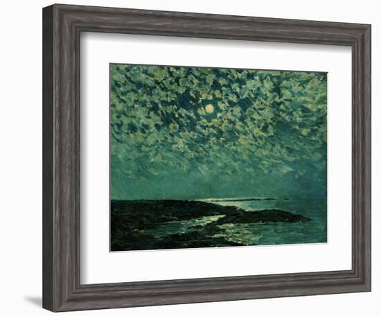 Moonlight, Isle of Shoals, 1892-Childe Hassam-Framed Giclee Print