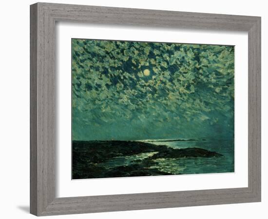 Moonlight, Isle of Shoals, 1892-Childe Hassam-Framed Giclee Print