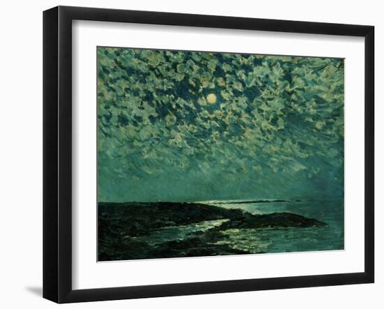 Moonlight, Isle of Shoals, 1892-Childe Hassam-Framed Giclee Print