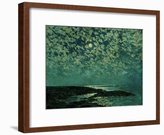 Moonlight, Isle of Shoals, 1892-Childe Hassam-Framed Giclee Print