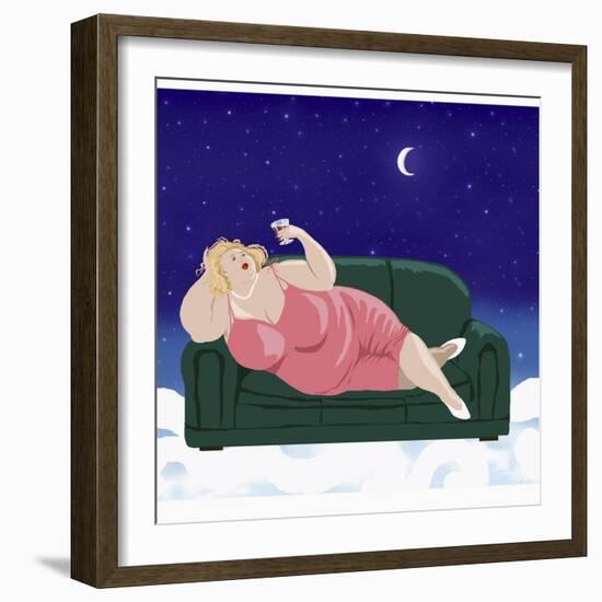 Moonlight Madonna-Linda Braucht-Framed Giclee Print