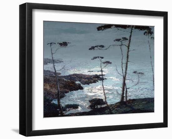 Moonlight Monterey-William Ritschel-Framed Art Print