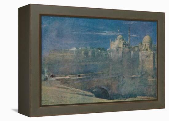 'Moonlight on the Citadel, Cairo', c1890-Albert Goodwin-Framed Premier Image Canvas