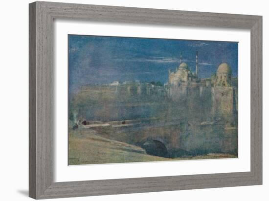 'Moonlight on the Citadel, Cairo', c1890-Albert Goodwin-Framed Giclee Print