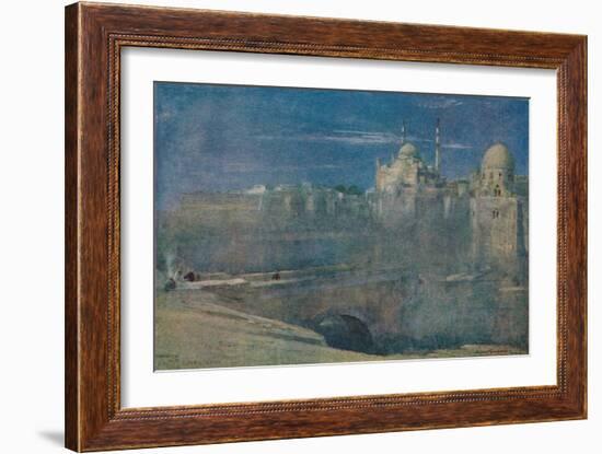 'Moonlight on the Citadel, Cairo', c1890-Albert Goodwin-Framed Giclee Print