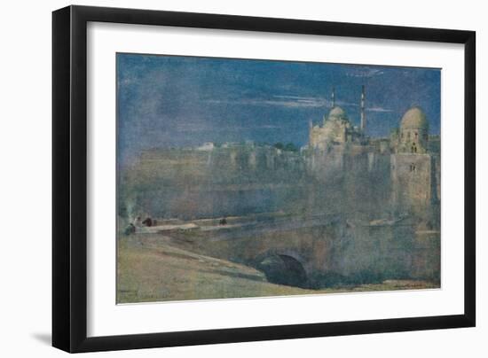 'Moonlight on the Citadel, Cairo', c1890-Albert Goodwin-Framed Giclee Print