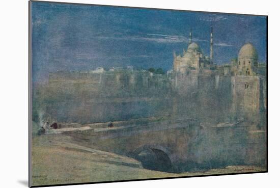 'Moonlight on the Citadel, Cairo', c1890-Albert Goodwin-Mounted Giclee Print