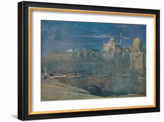 'Moonlight on the Citadel, Cairo', c1890-Albert Goodwin-Framed Giclee Print