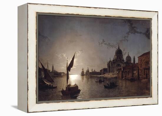 Moonlight on the Grand Canal, Venice-Henry Pether-Framed Premier Image Canvas