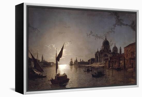 Moonlight on the Grand Canal, Venice-Henry Pether-Framed Premier Image Canvas