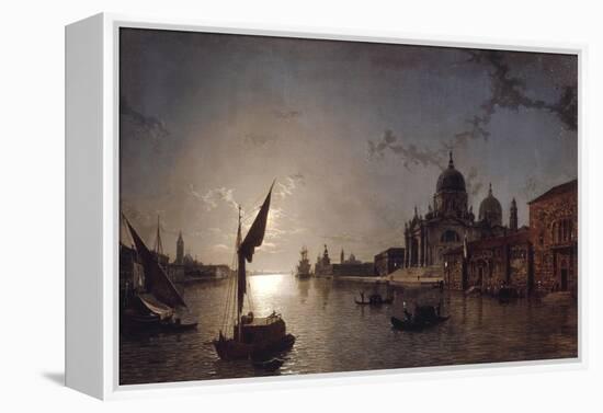 Moonlight on the Grand Canal, Venice-Henry Pether-Framed Premier Image Canvas