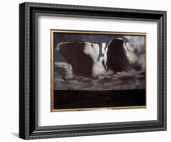 Moonlight. Painting by George Hendrick (Hendrik) Breitner (1857-1923) Ec.Hol, 1887. Oil on Canvas.-Georg-Hendrik Breitner-Framed Giclee Print