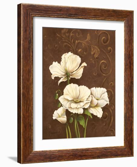 Moonlight Poppies I-J. Adams-Framed Art Print