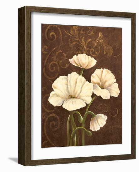 Moonlight Poppies II-J. Adams-Framed Art Print