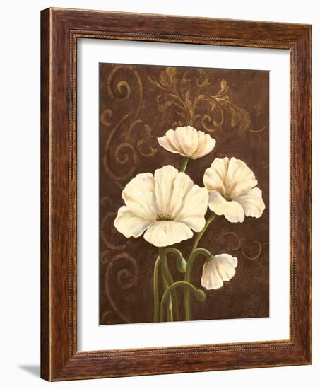 Moonlight Poppies II-J. Adams-Framed Art Print