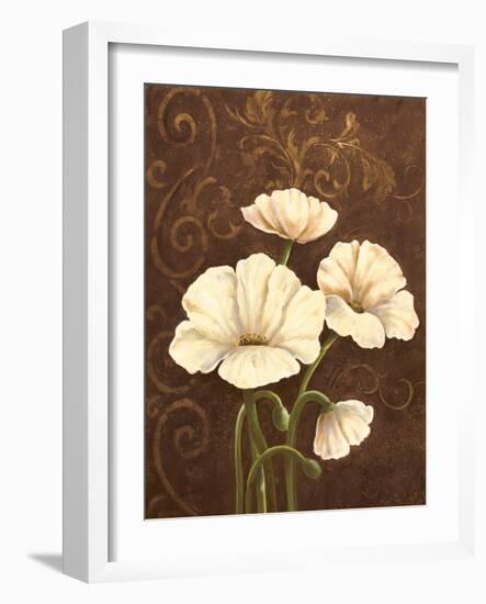 Moonlight Poppies II-J. Adams-Framed Art Print