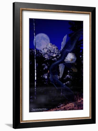 Moonlight Prey-Gordon Semmens-Framed Giclee Print