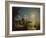 Moonlight Scene, Southampton, 1820-Sebastian Pether-Framed Giclee Print