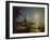 Moonlight Scene, Southampton, 1820-Sebastian Pether-Framed Giclee Print