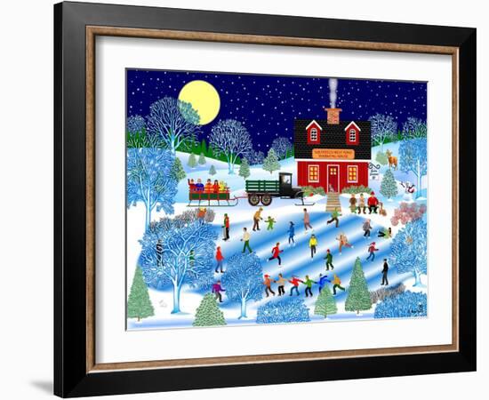 Moonlight Skate-Mark Frost-Framed Giclee Print