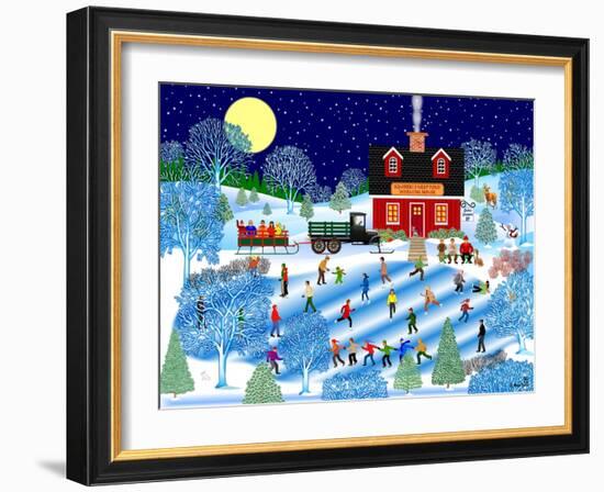 Moonlight Skate-Mark Frost-Framed Giclee Print