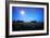 Moonlight Tractor in Spring Tulip Farm, Central Oregon-Vincent James-Framed Photographic Print